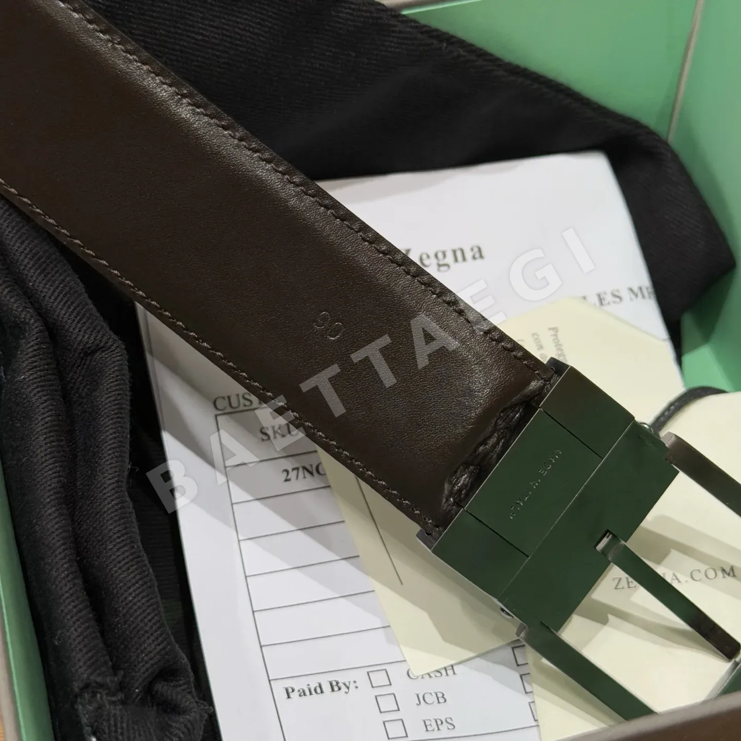 제냐 양면 가죽 벨트 상세 이미지 7