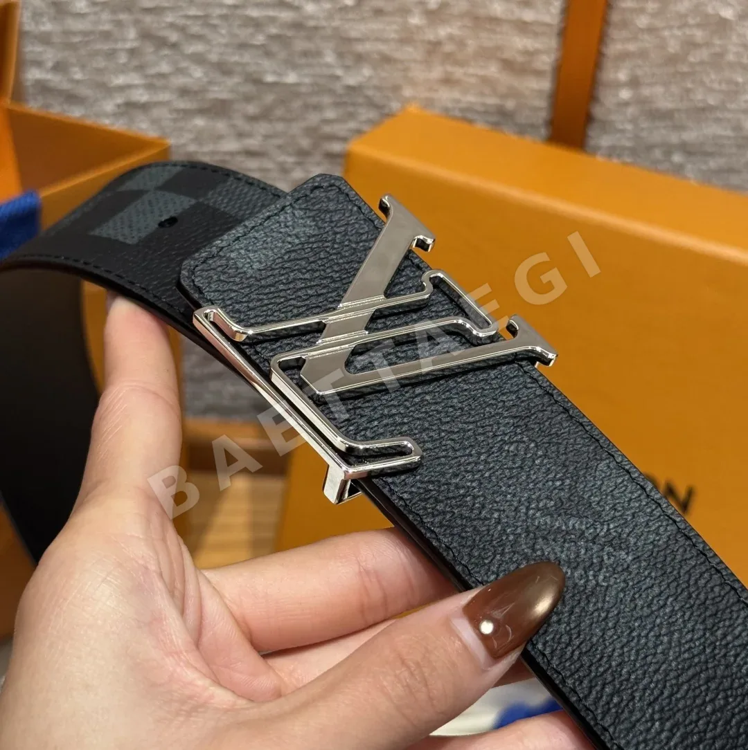 루이비통 이니셜 다모플라주 40mm 리버시블 벨트 상세 이미지 5