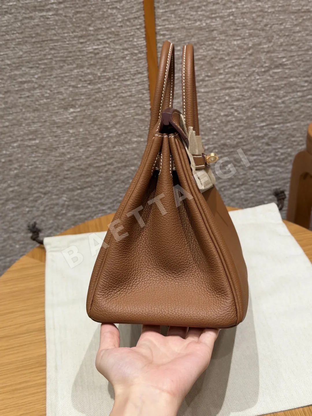 에르메스 버킨 25 토고 가죽 지갑 상세 이미지 3