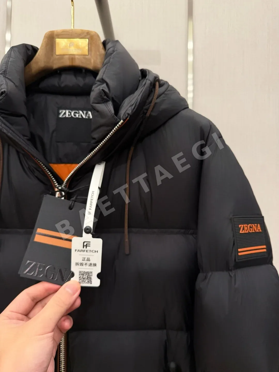 제냐 남성 후드 패딩 재킷 상세 이미지 7