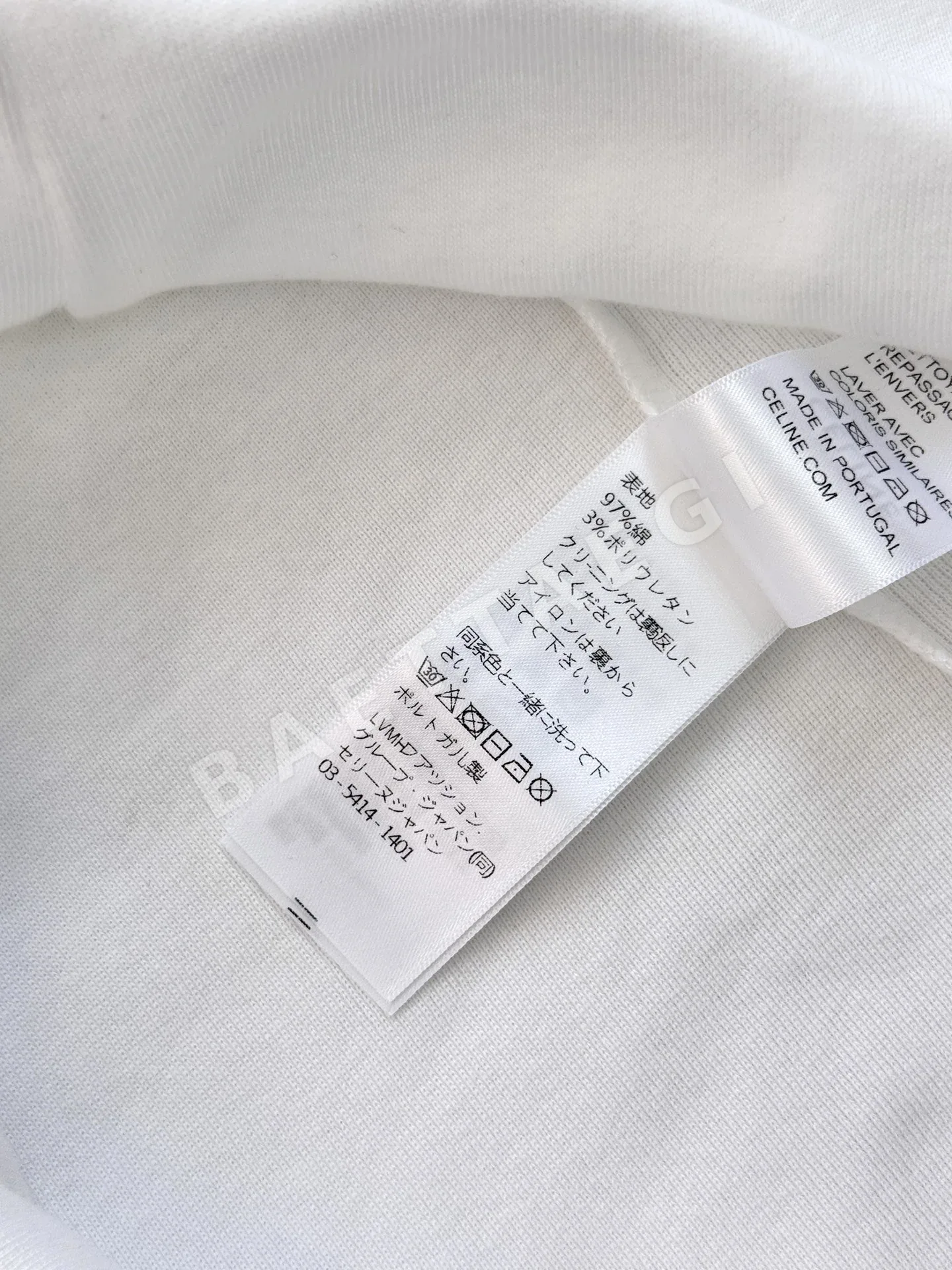셀린느 레터 프린트 여성 반팔 셔츠 상세 이미지 8