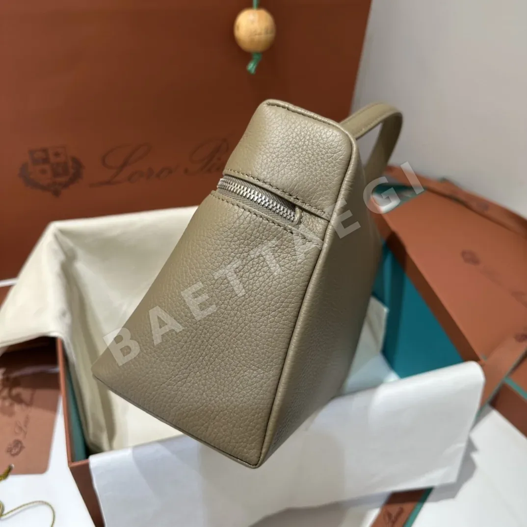 로로피아나 L27 엘리펀트 그레이 핸드백 상세 이미지 6