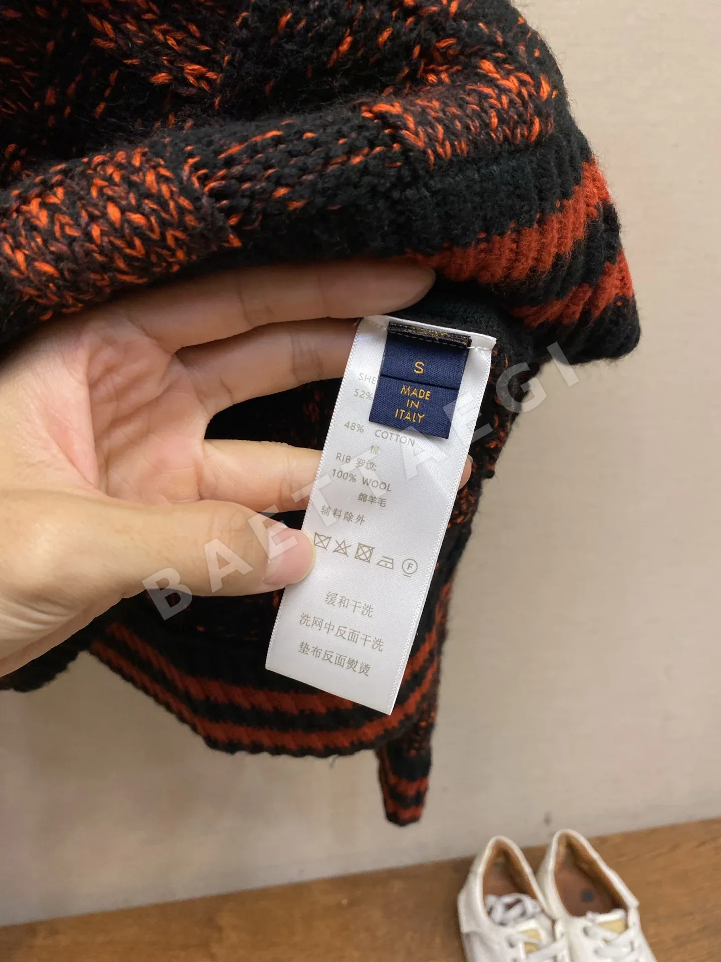루이비통 다미에 자카드 카라 가디건 상세 이미지 8