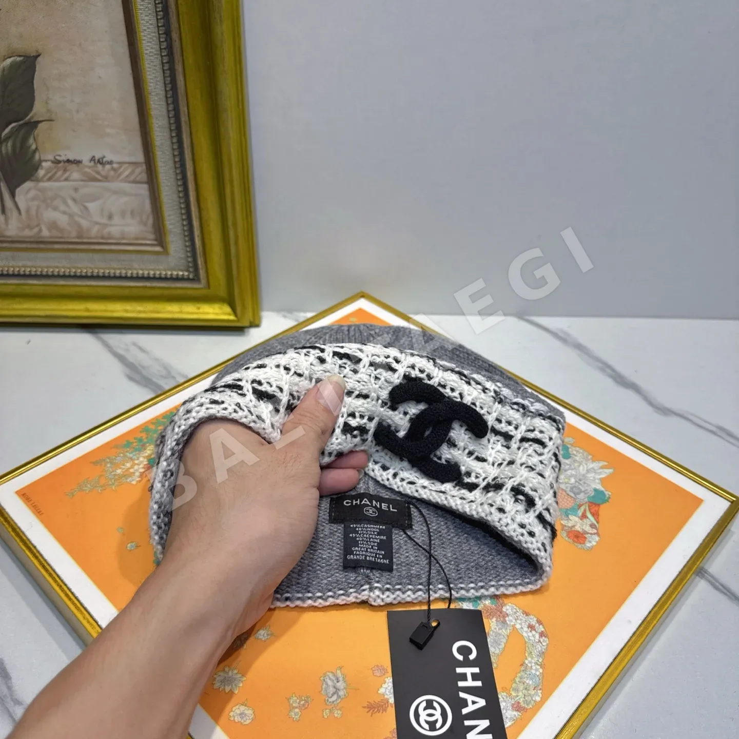샤넬 울 모자 상세 이미지 3