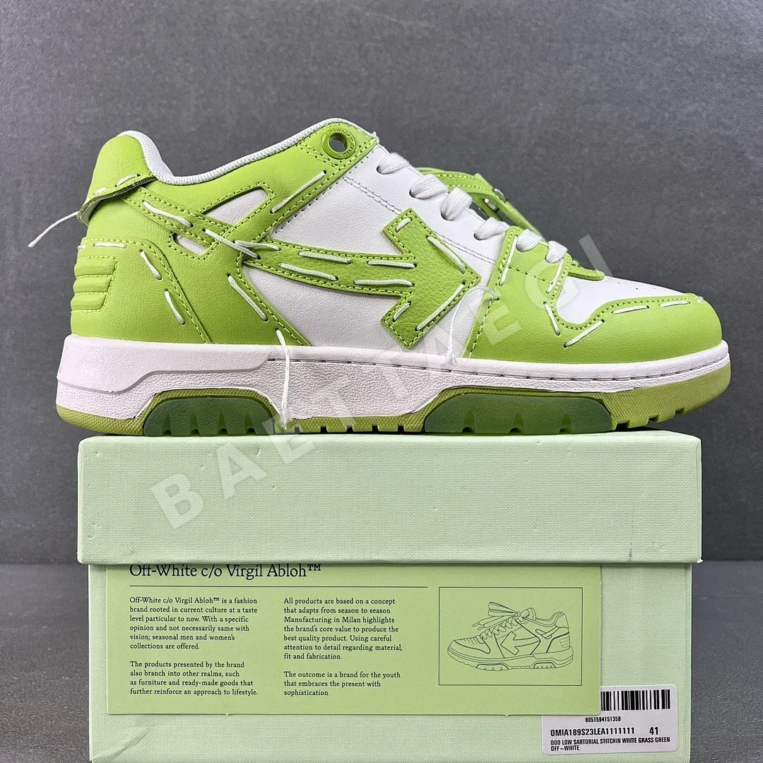 오프화이트 화이트 그린 202345 Off White