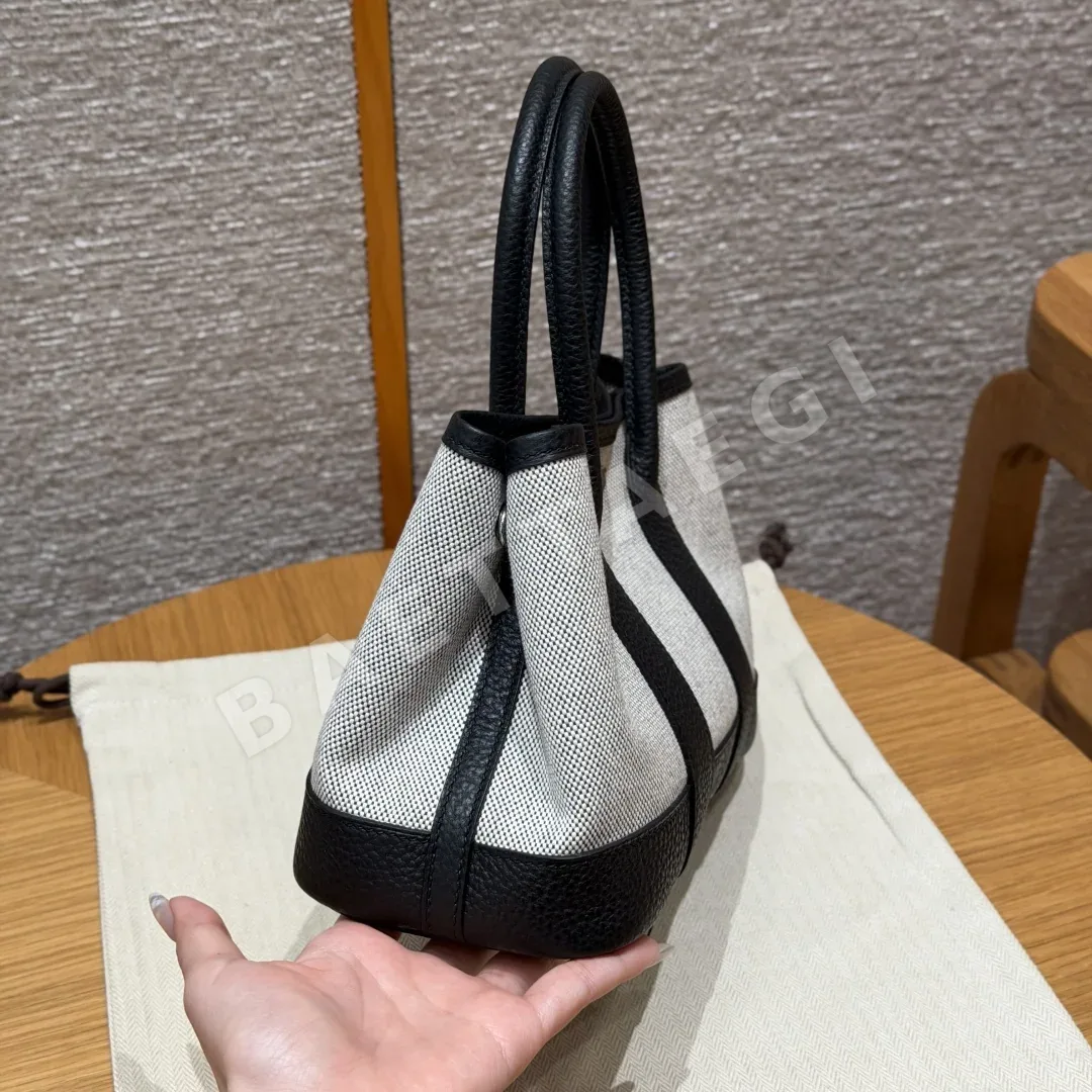에르메스 가든파티 미니 캔버스 가방 상세 이미지 3