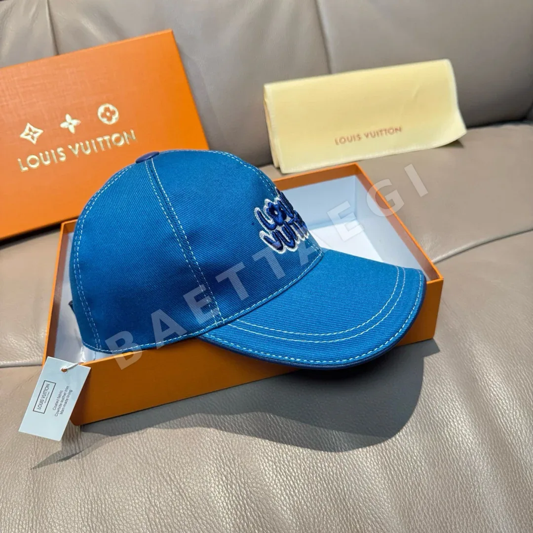 루이비통 LV 자수 베이스볼 캡 상세 이미지 4