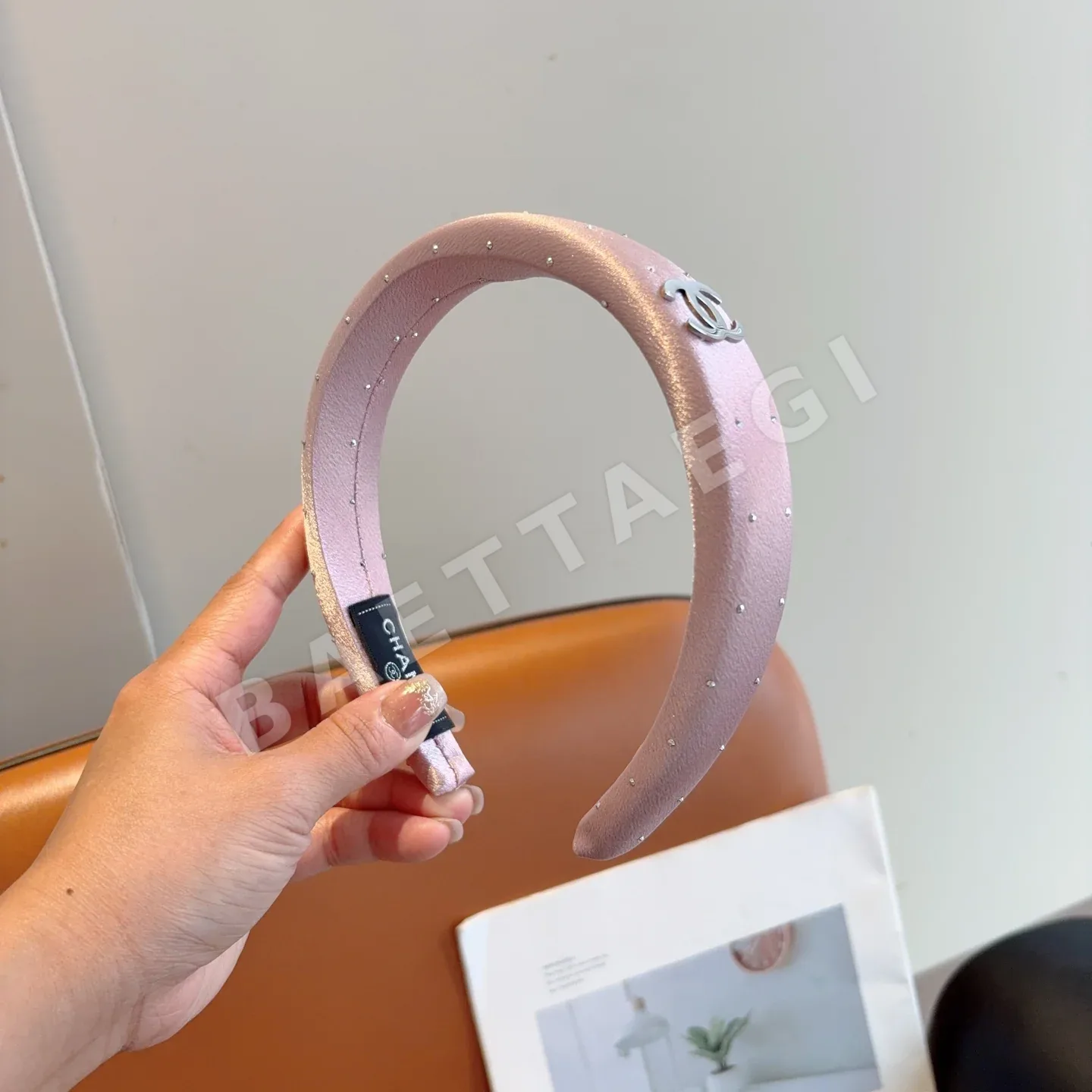 샤넬 더블 C 로고 미니 헤드밴드 상세 이미지 2