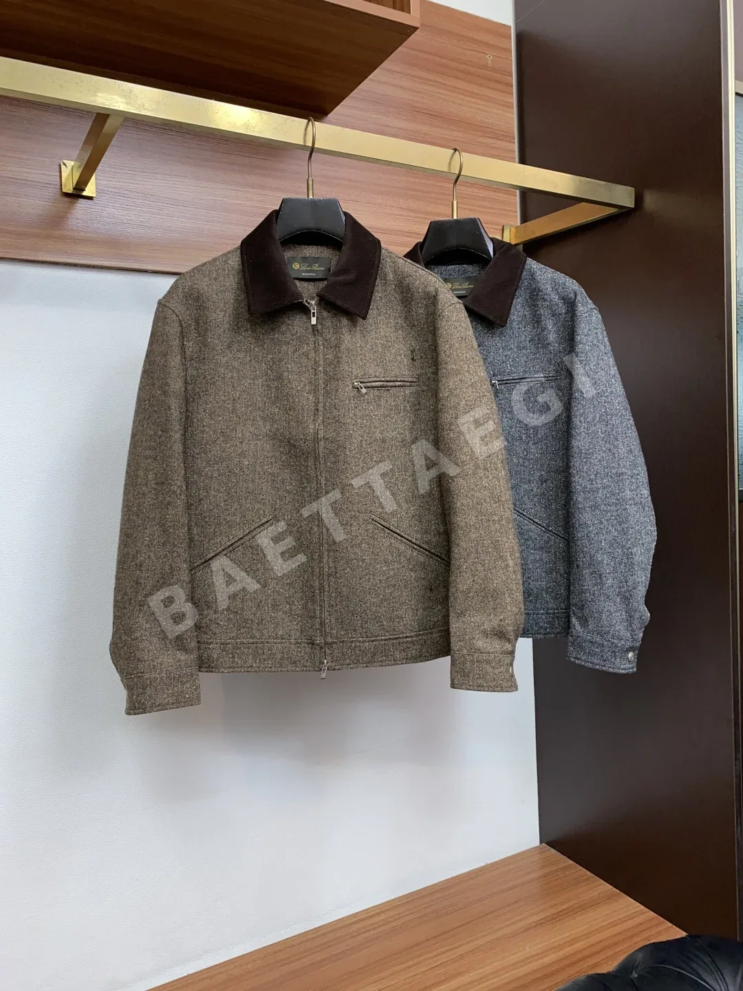 로로피아나 코튼 패딩 린넨 혼방 남성 자켓 상세 이미지 9