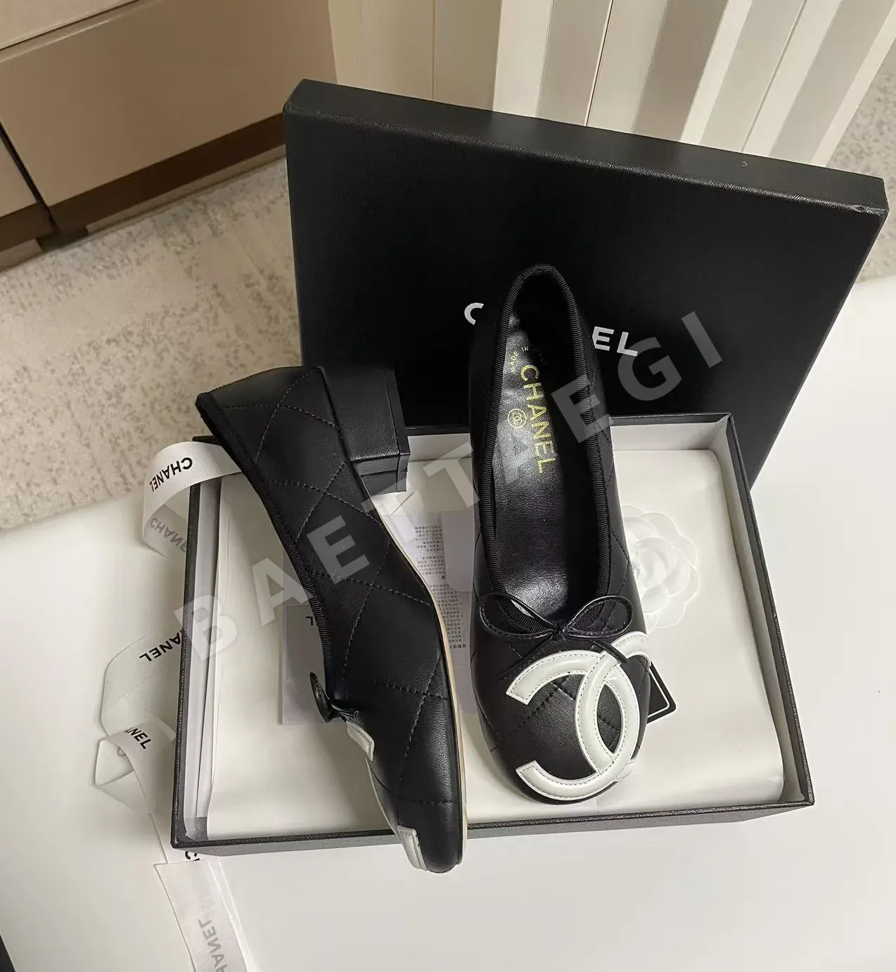 샤넬 코코 비치 메리제인 발레 슈즈 상세 이미지 3