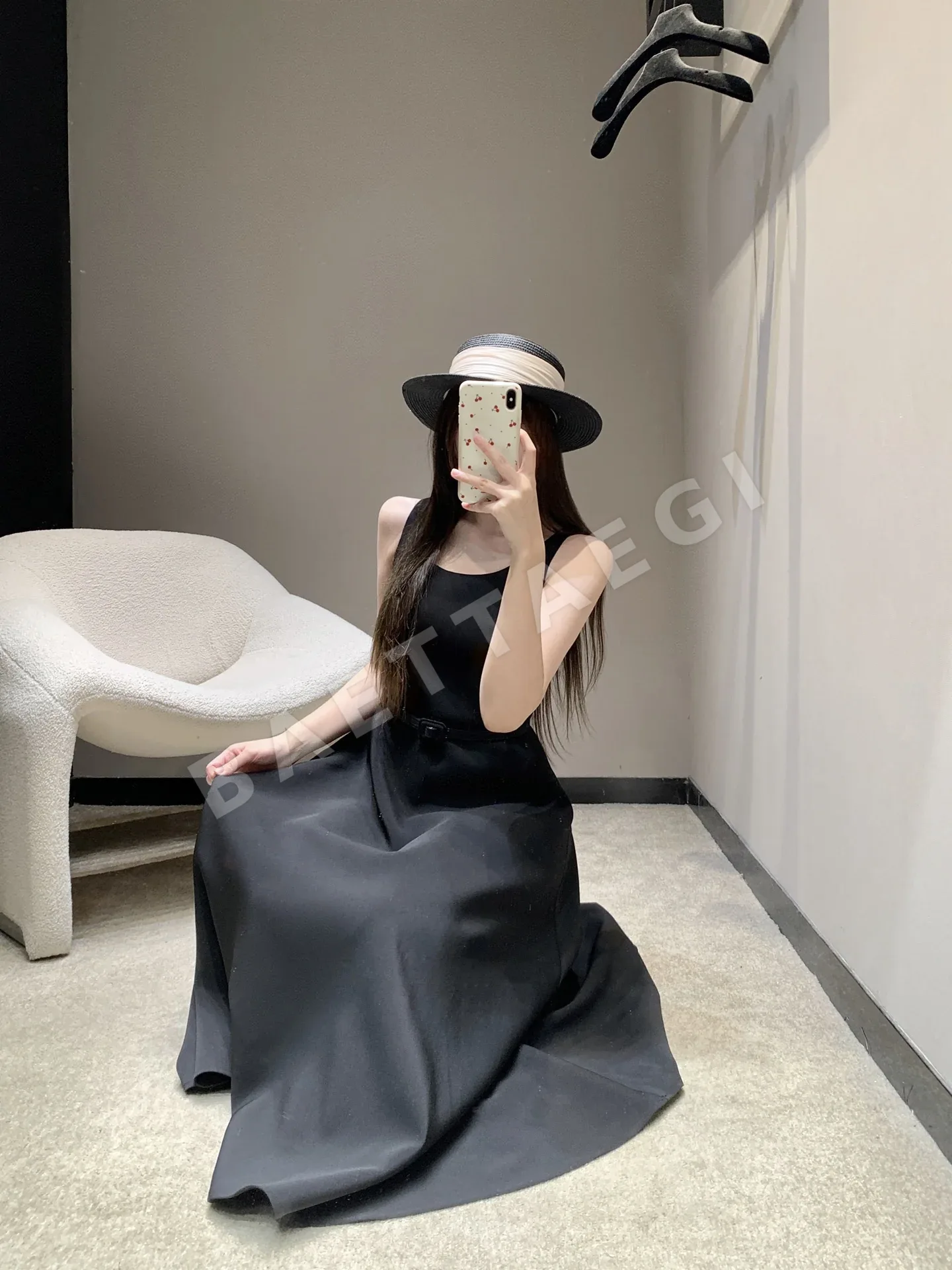 디올 울 실크 슬림핏 A라인 원피스 상세 이미지 7