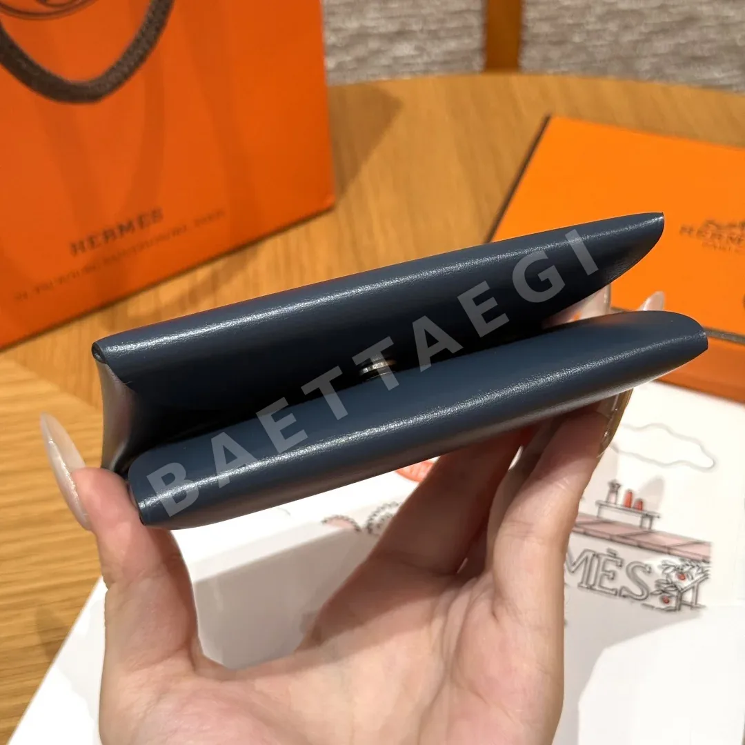 에르메스 칼반듀오 듀플시앙 블루 코인퍼스 지갑 상세 이미지 5