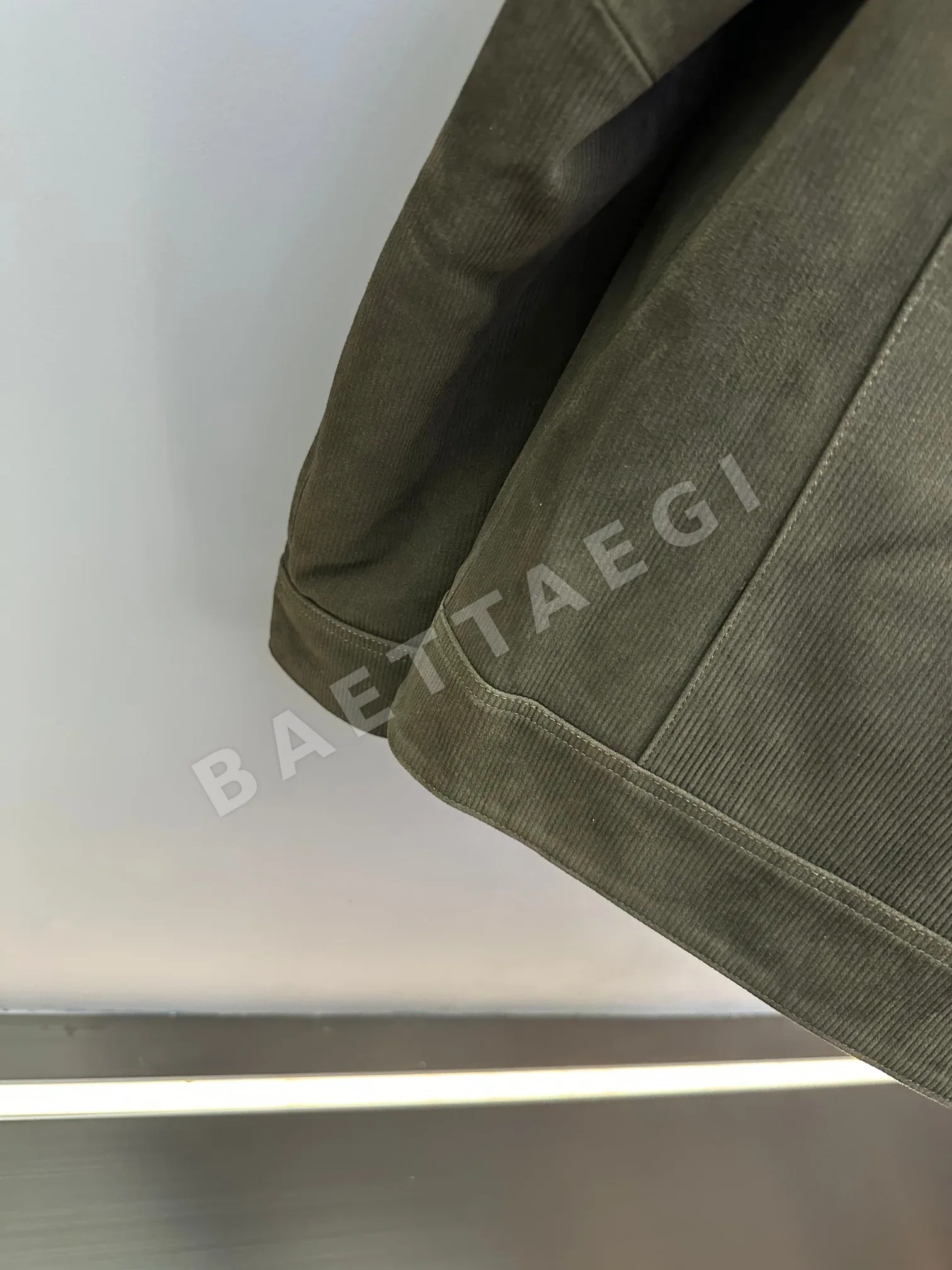 로로피아나 스웨이드 램스킨 코듀로이 패치 자켓 상세 이미지 9