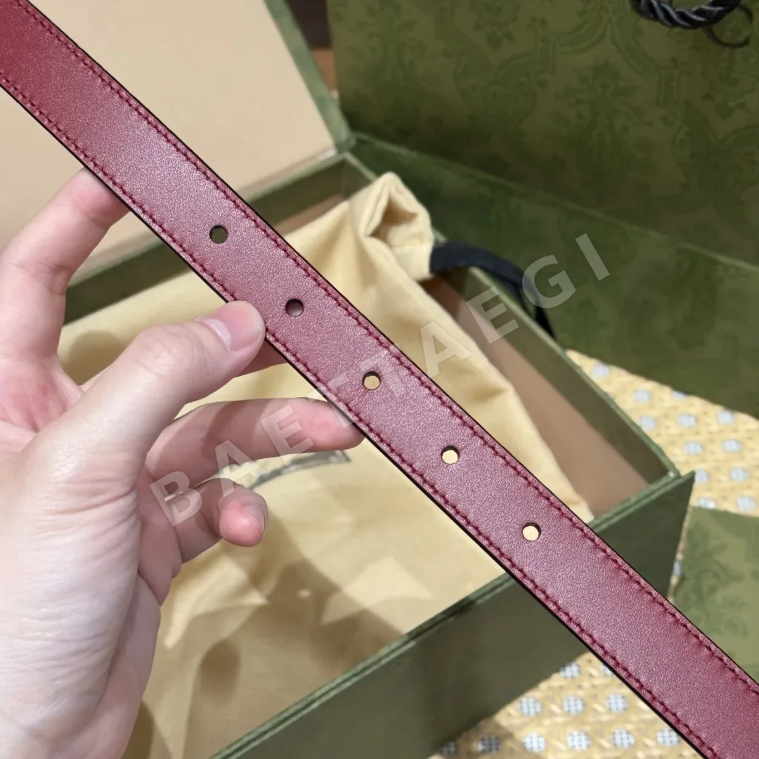 구찌 인터로킹 더블 G 버클 소가죽 벨트 상세 이미지 8