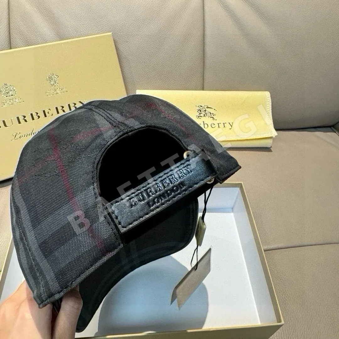 버버리 기사 문양 캔버스 베이스볼 모자 상세 이미지 8