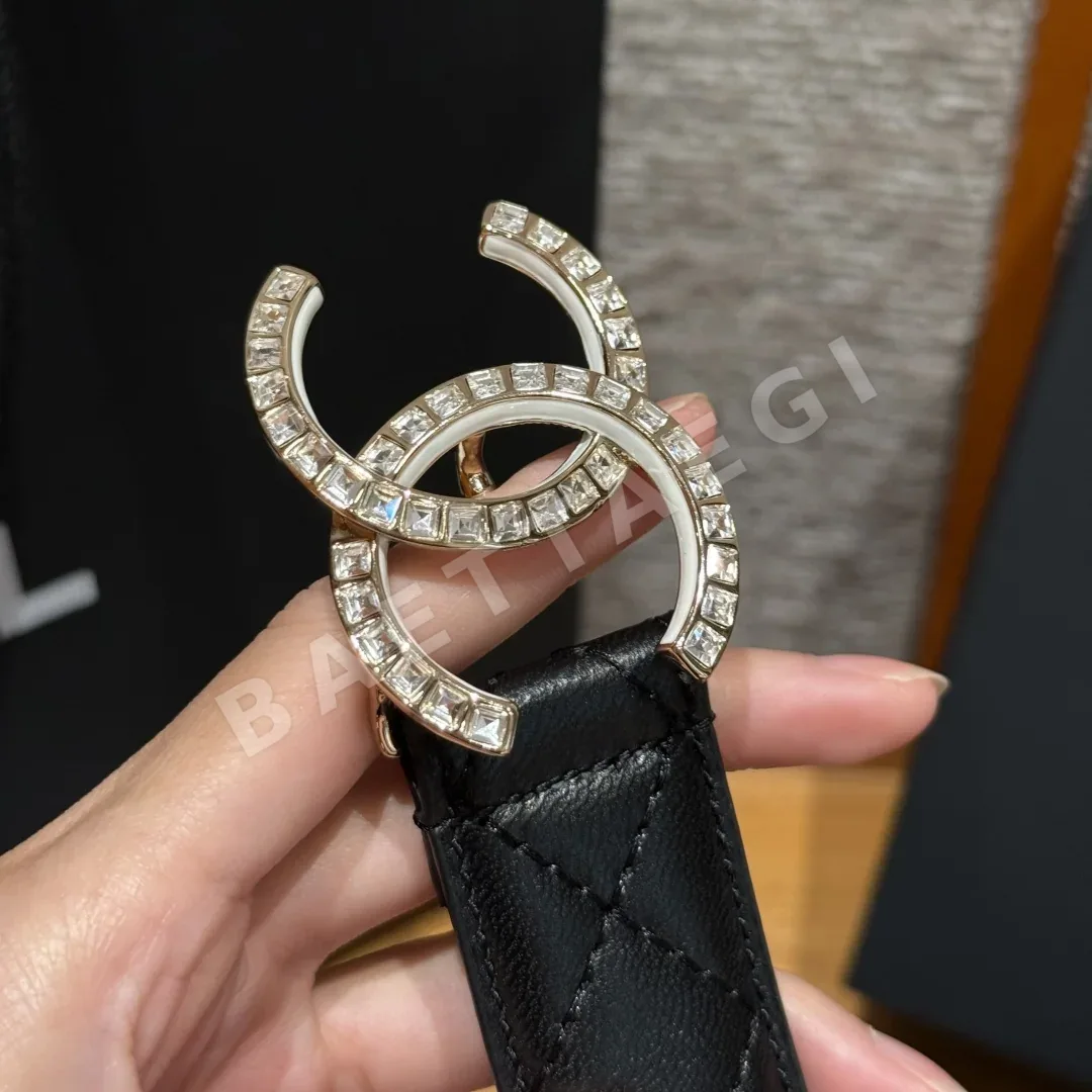 샤넬 더블 C 램스킨 벨트 상세 이미지 6