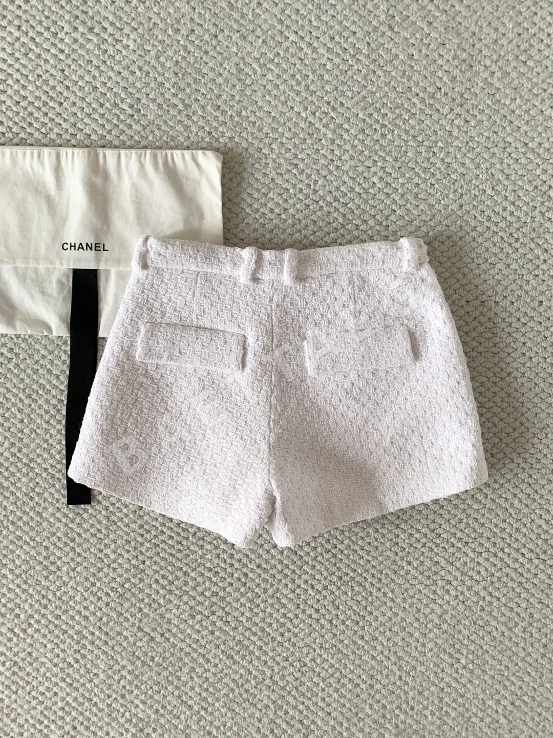 샤넬 트위드 여성 반바지 상세 이미지 3