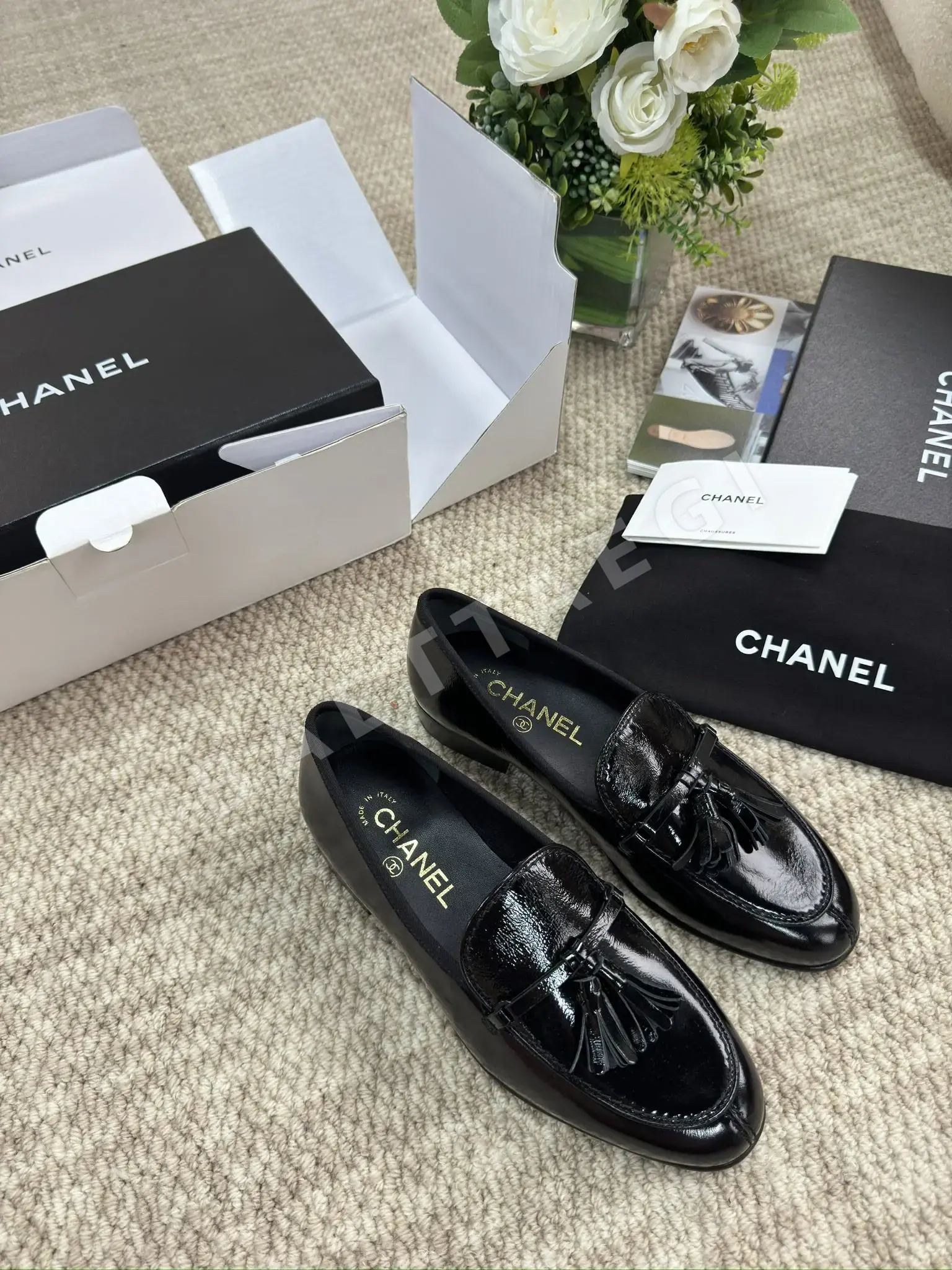 샤넬 태슬 로퍼 94122