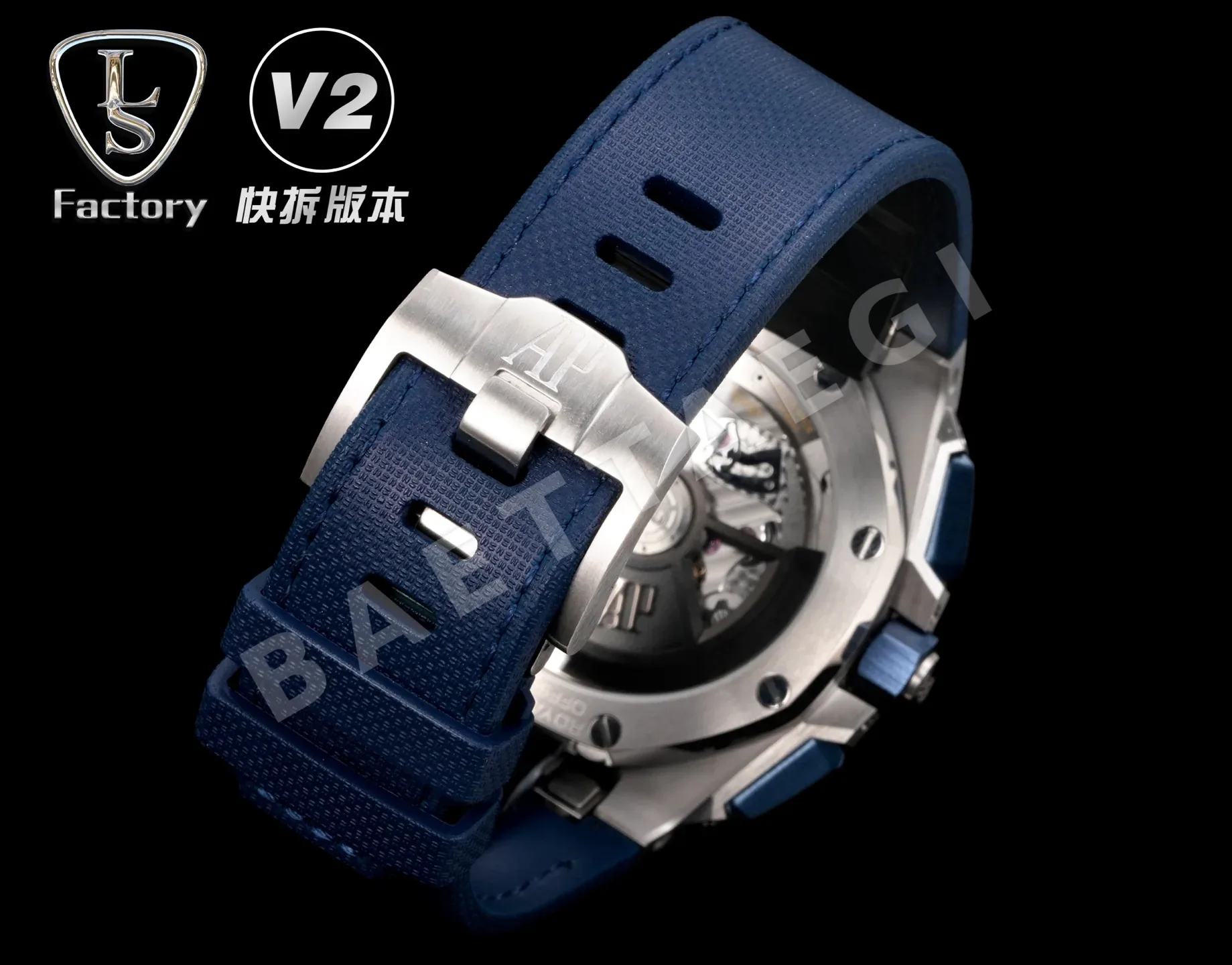 오데마피게 로열 오크 오프쇼어 43mm 스테인리스 스틸 시계 상세 이미지 9