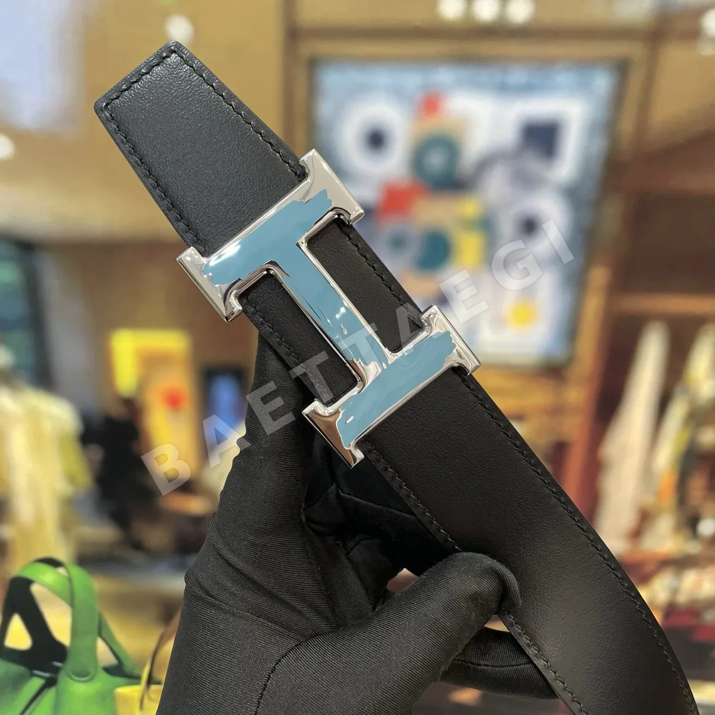 에르메스 H형 본가죽 양면 벨트 상세 이미지 5