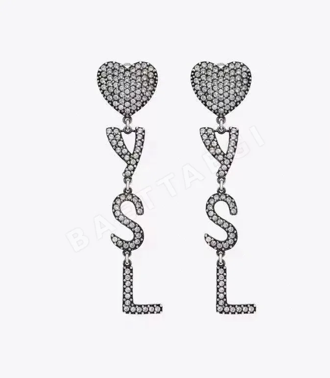 생로랑 황동 YSL 이브닝 귀걸이 65533