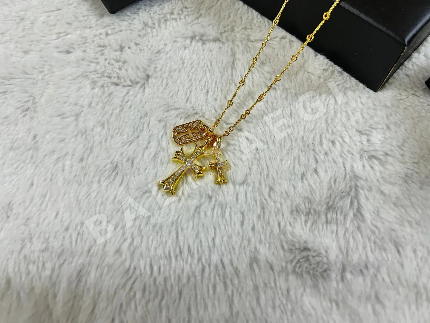 크롬하츠 더블 크로스 스퀘어 목걸이 상세 이미지 2