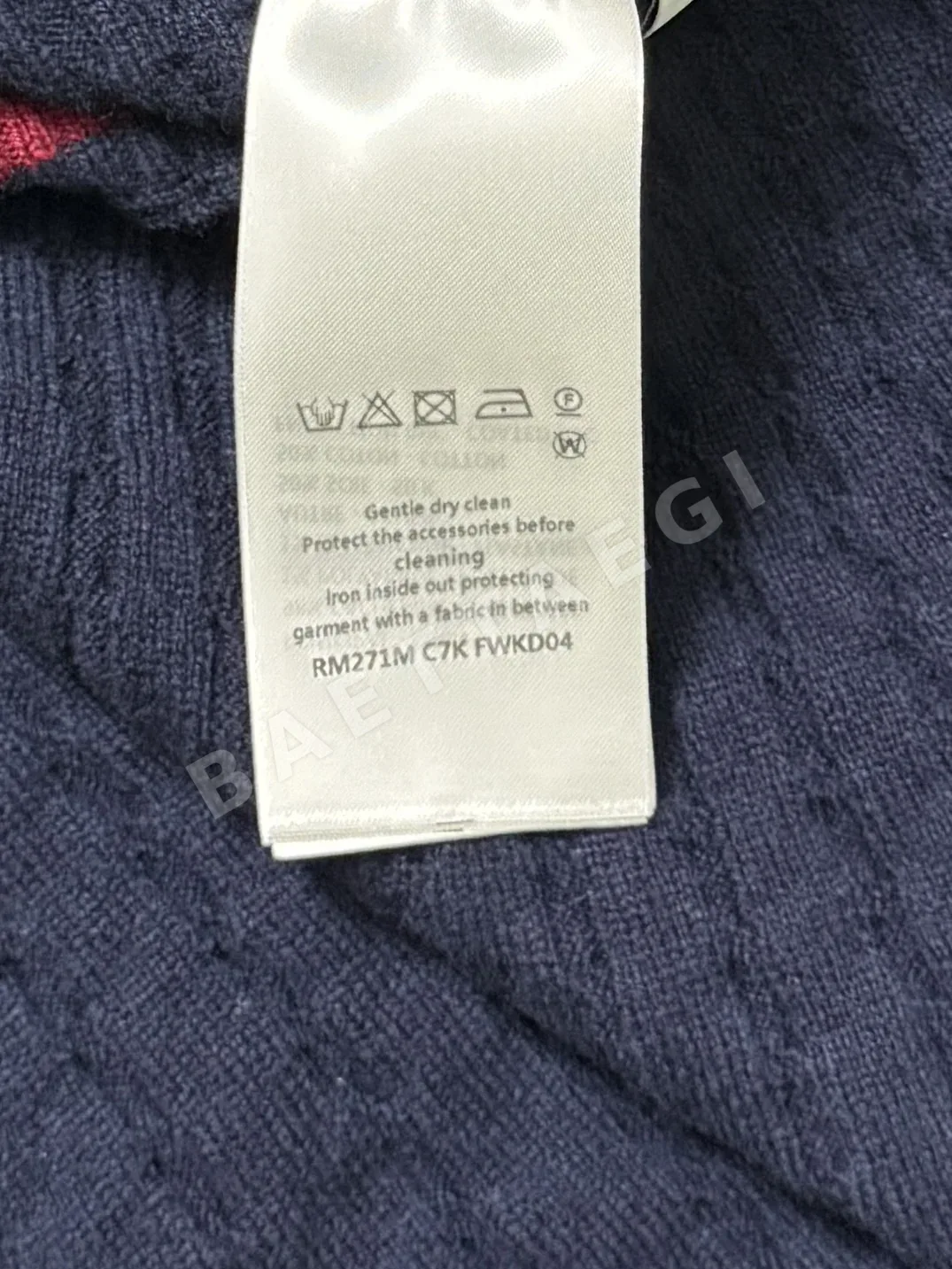루이비통 케이블 니트 반팔 원피스 상세 이미지 9