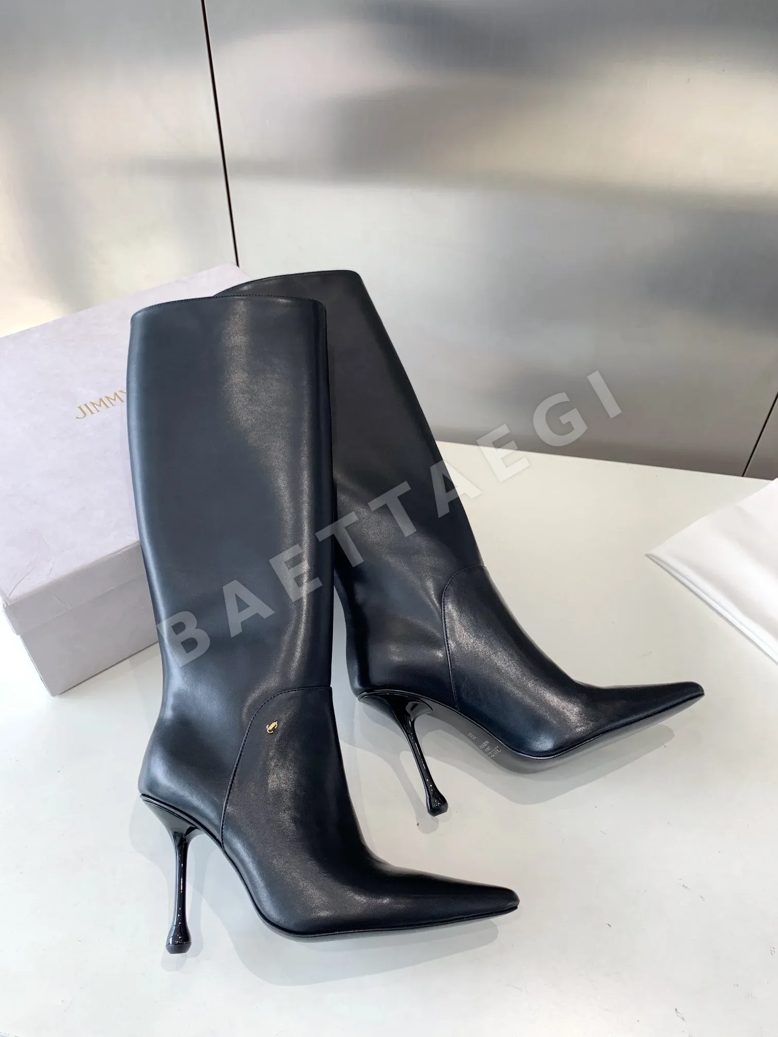지미추 뾰족코 하이힐 부츠 8039 상세 이미지 8