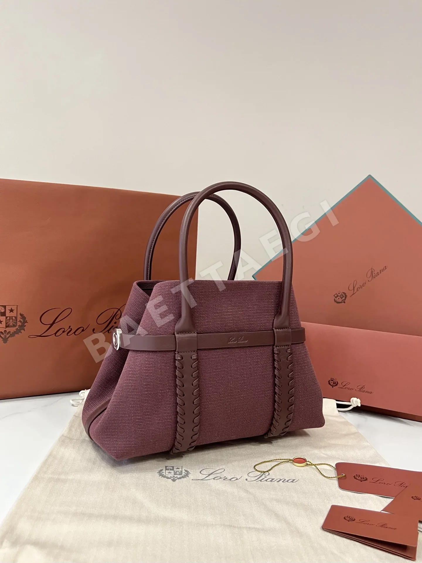 로로피아나 기에라 쇼퍼 스몰 토트백 상세 이미지 3
