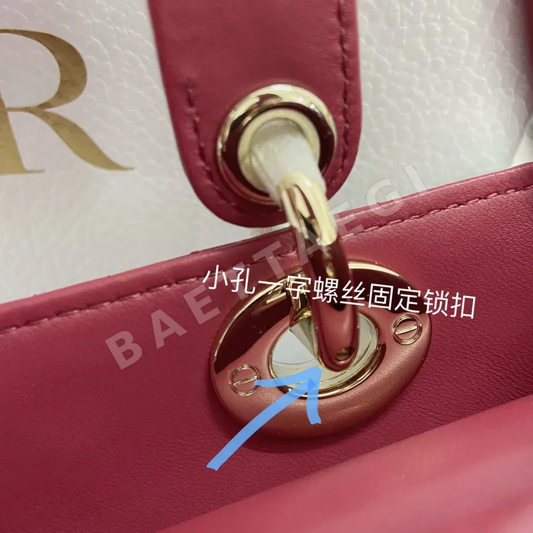디올 레이디 ABC 램스킨 숄더백 상세 이미지 5