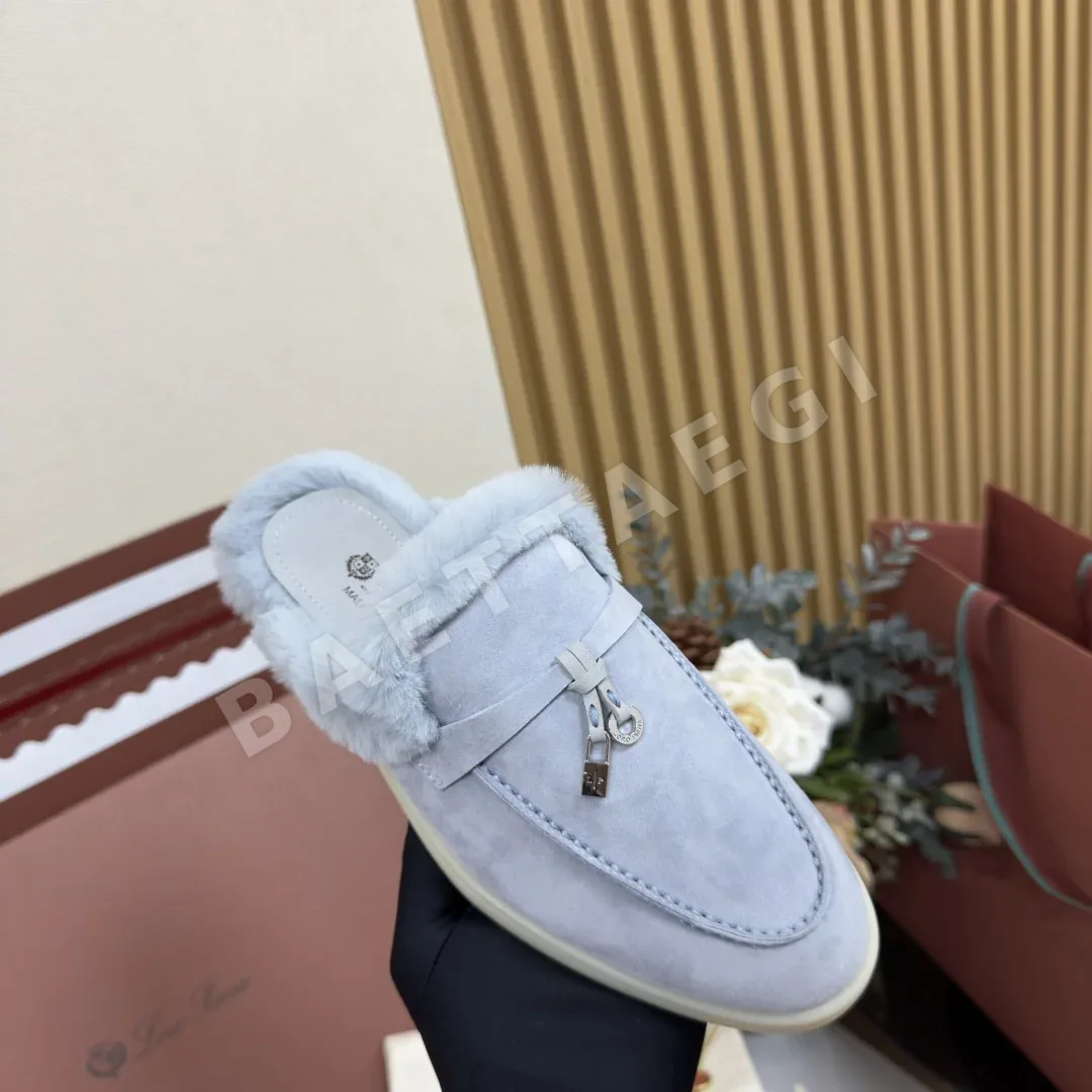 로로피아나 샌들 소가죽 마이참 참 장식 상세 이미지 9