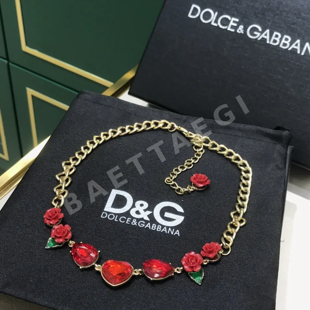 돌체앤가바나 DG 로즈 목걸이 65284