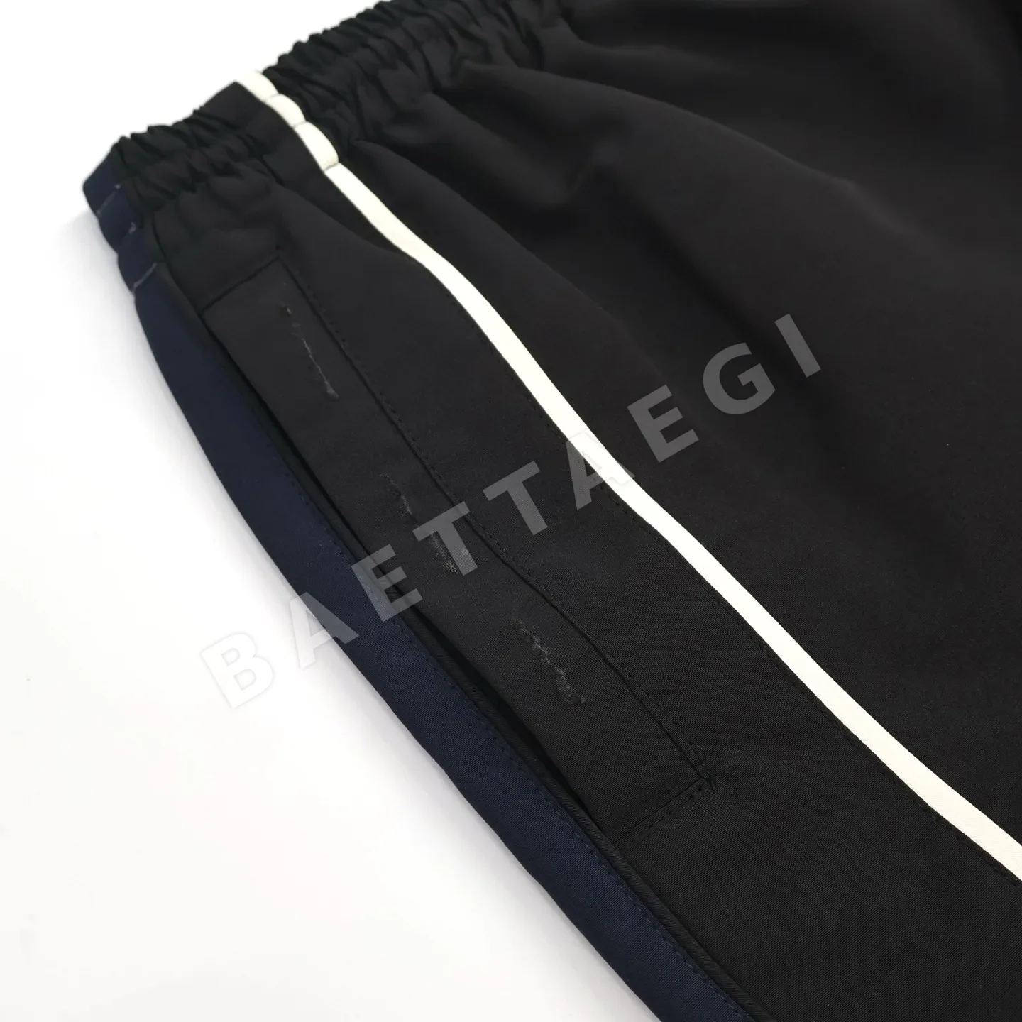 발렌시아가 컬러 블록 메시 남성 바지 상세 이미지 8