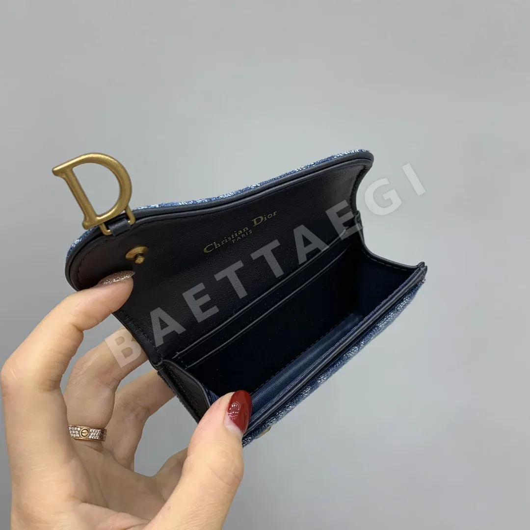디올 블룸 새들 카드 홀더 지갑 상세 이미지 8