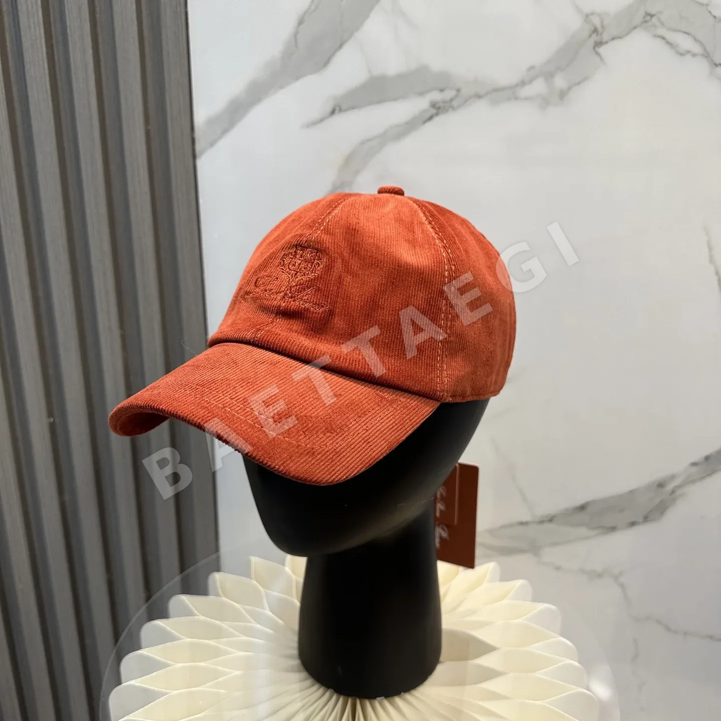 로로피아나 코듀로이 베이스볼 캡 179651