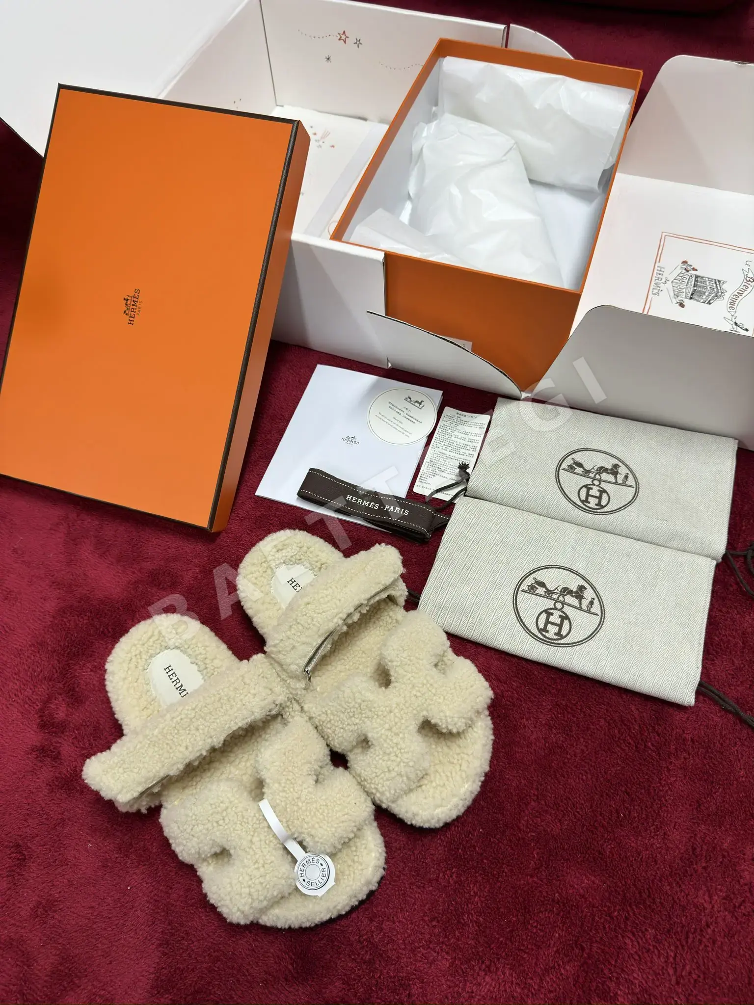 에르메스 시프레 슬리퍼 93811