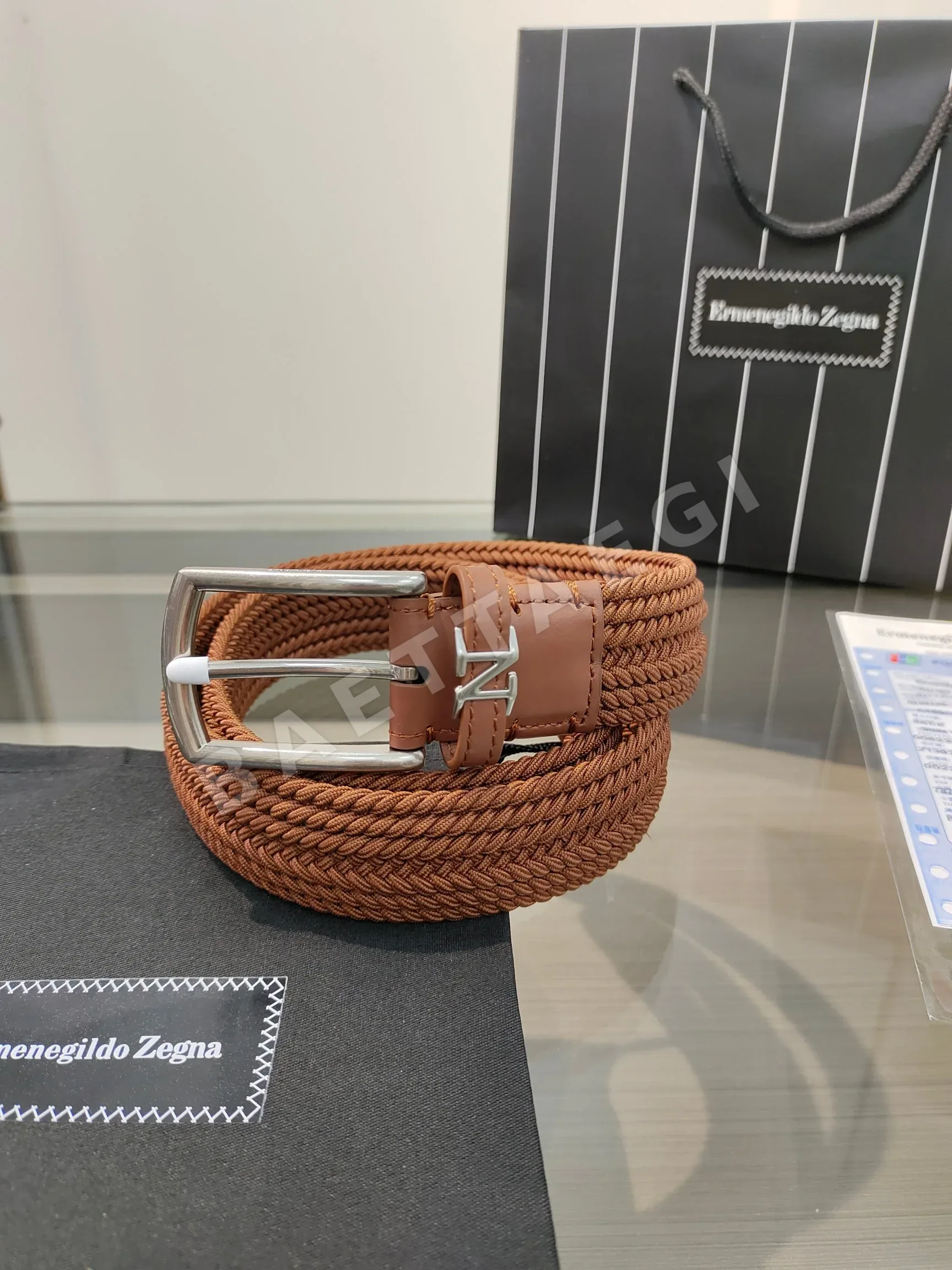 제냐 벨트 59257 Zegna Belt