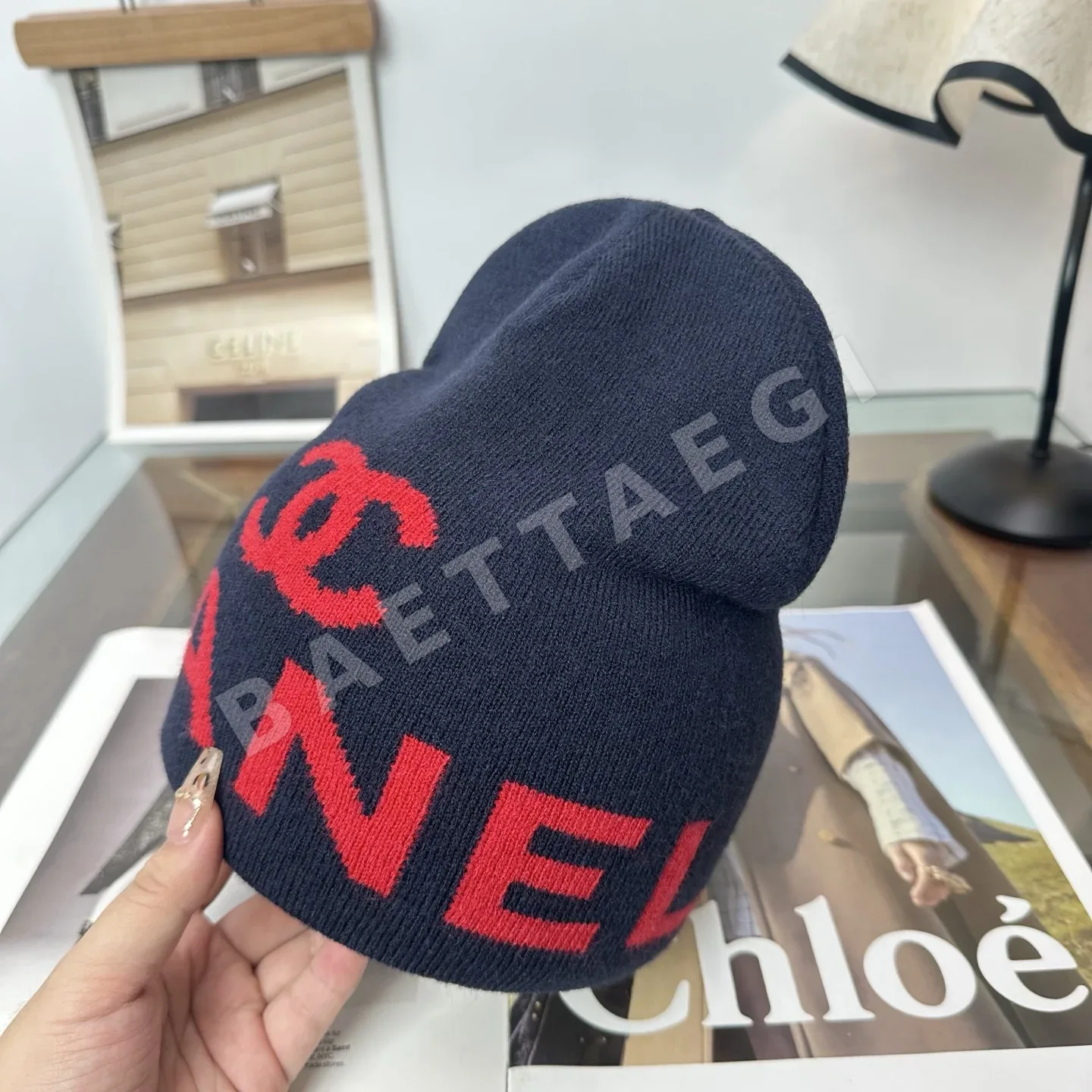 샤넬 니트 비니 모자 상세 이미지 10