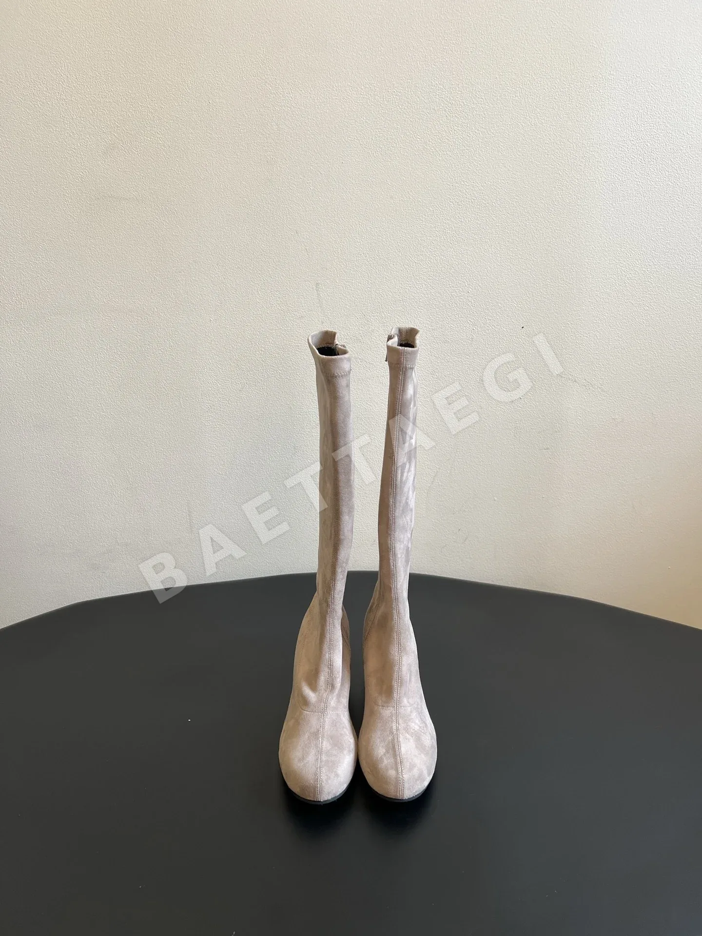 더로우 부츠 캐시미어 웨지힐 207469
