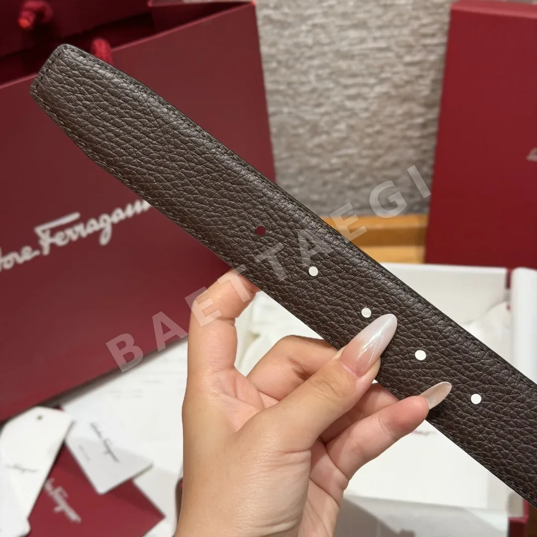 페레가모 필라 양면 간치니 벨트 35mm 상세 이미지 8