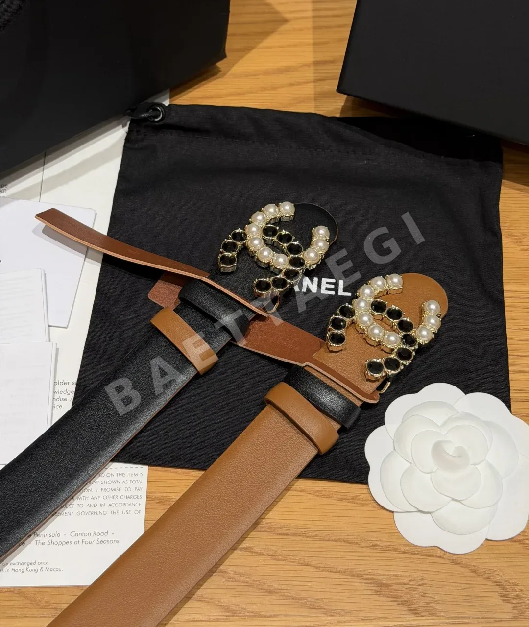 샤넬 리버시블 송아지가죽 벨트 상세 이미지 2