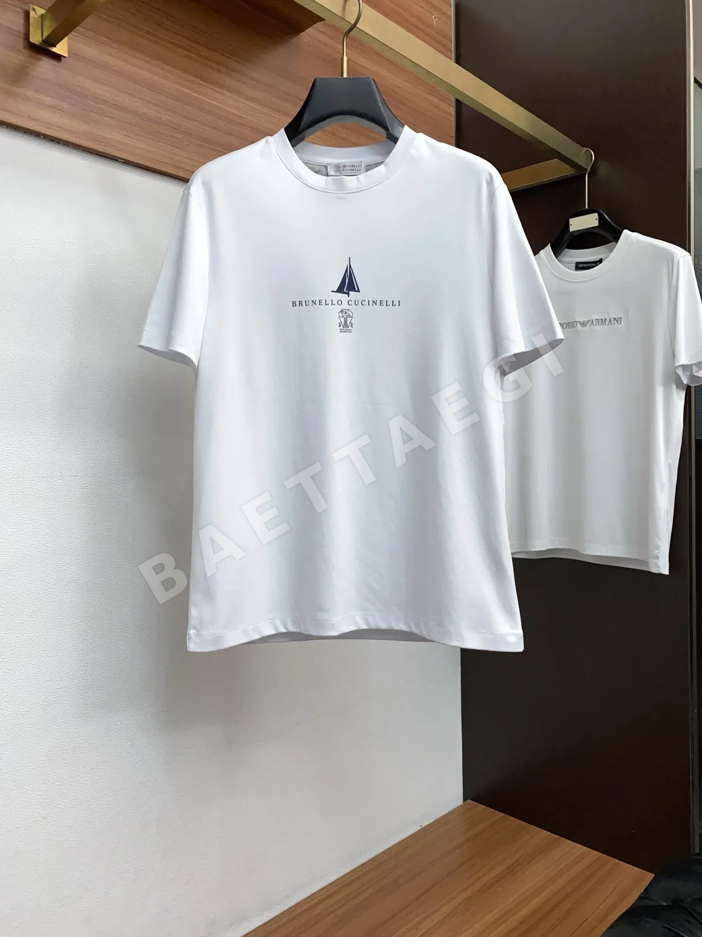 브루넬로쿠치넬리 마셀라제 반팔 셔츠 47912