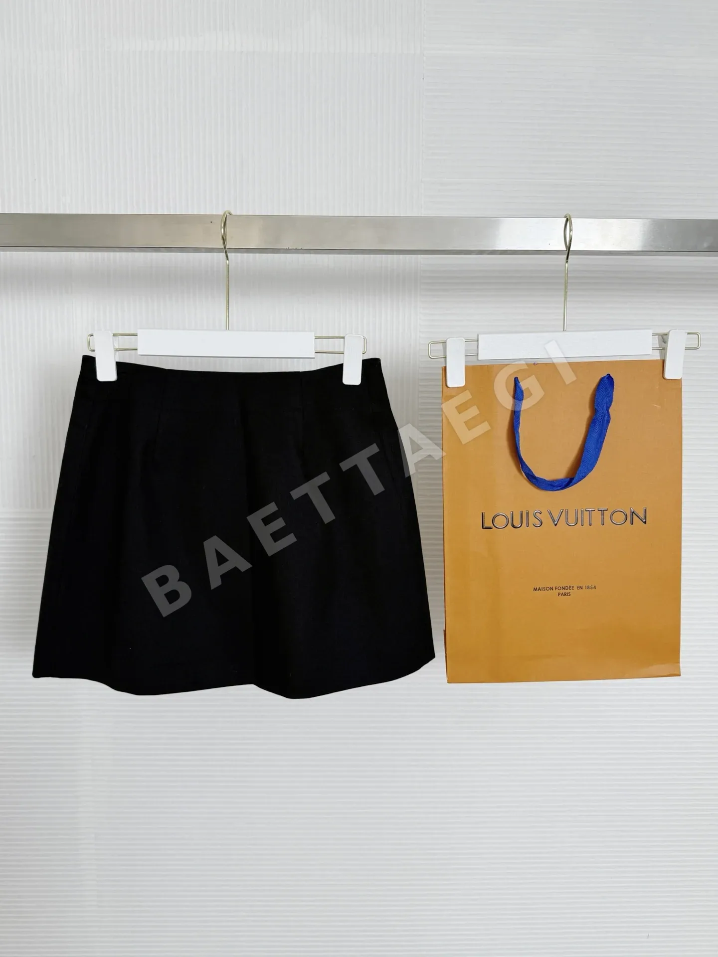 루이비통 지퍼 하이웨스트 미니스커트 상세 이미지 2