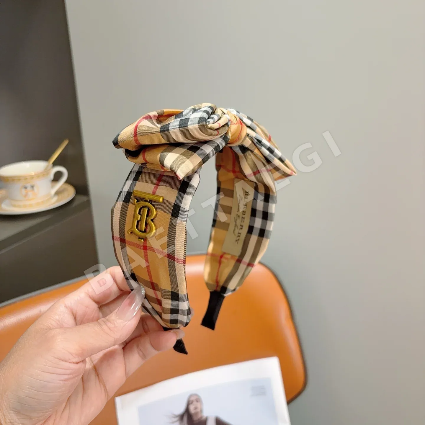 버버리 리본 헤어밴드 상세 이미지 2
