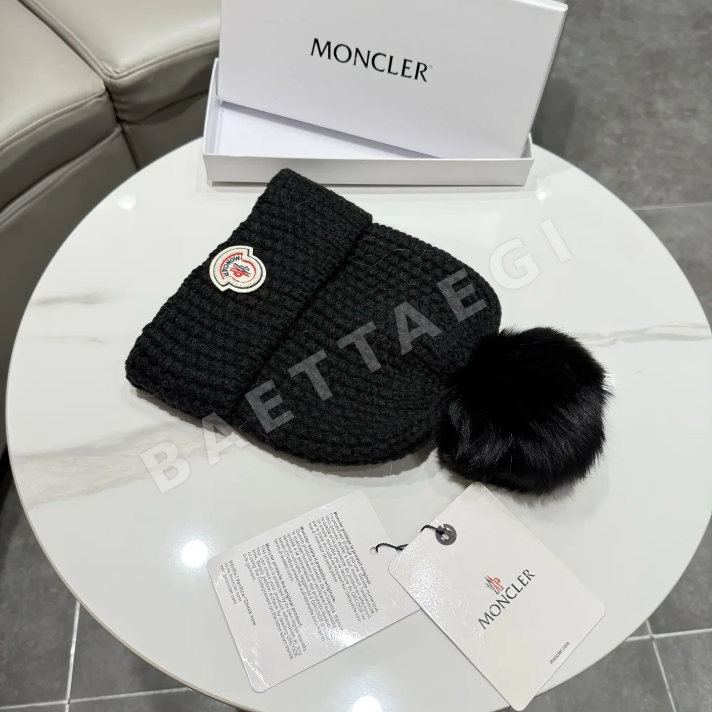 몽클레르 니트 모자 상세 이미지 8