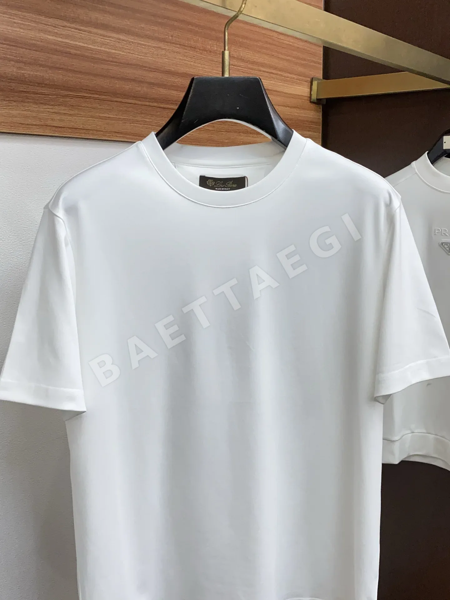 로로피아나 코튼 반팔 티셔츠 상세 이미지 2