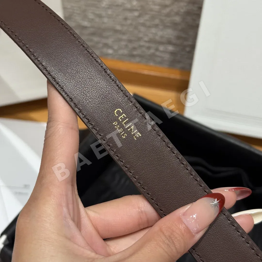 셀린느 웨스턴 골드 트리밍 벨트 상세 이미지 6