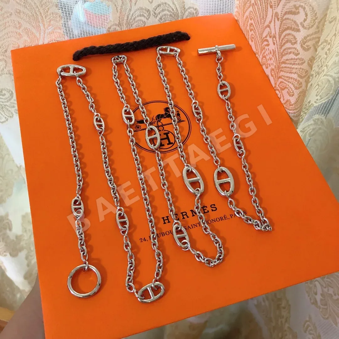 에르메스 롱 체인 목걸이 69889