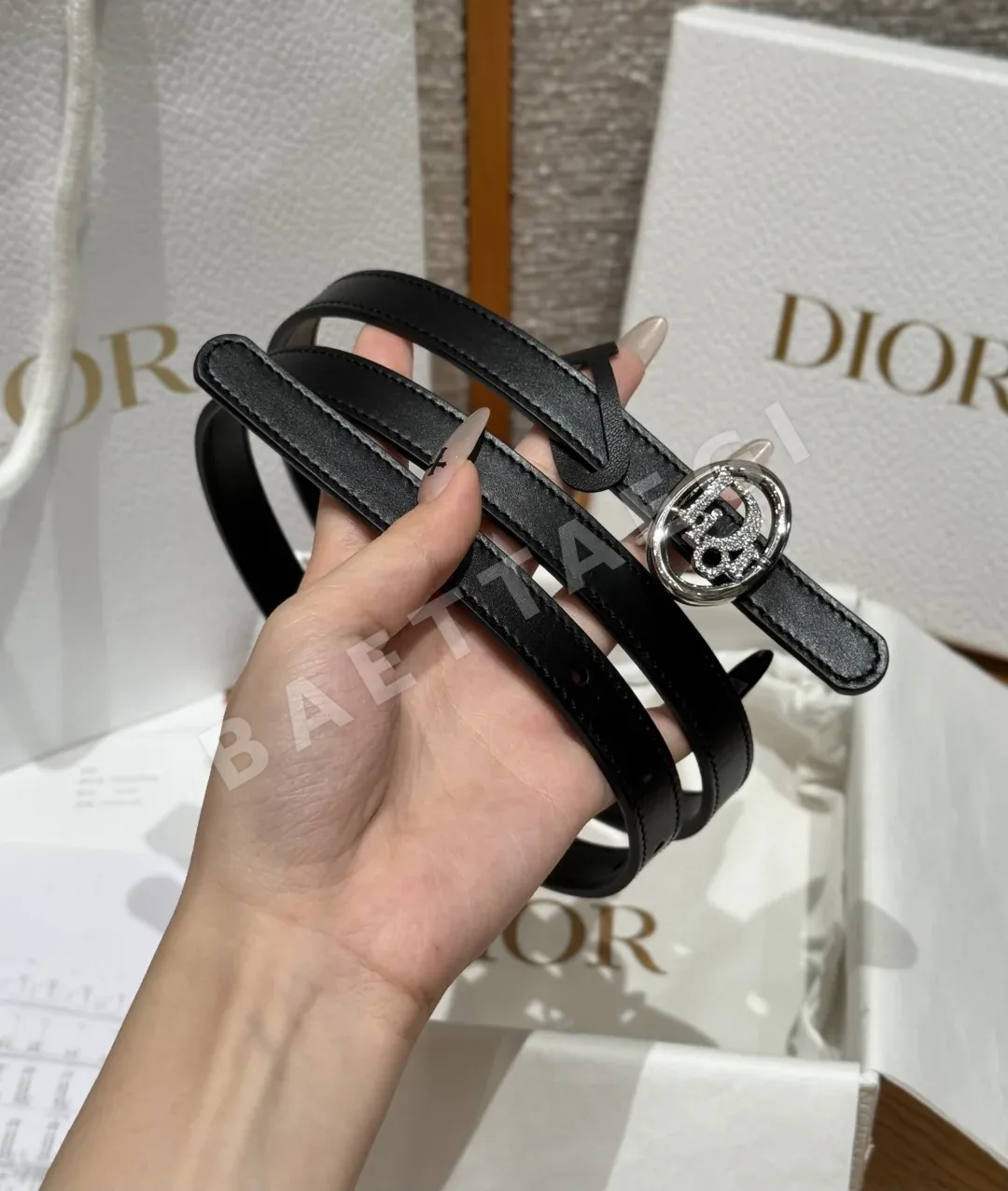 디올 오블리크 양면 소가죽 벨트 상세 이미지 2