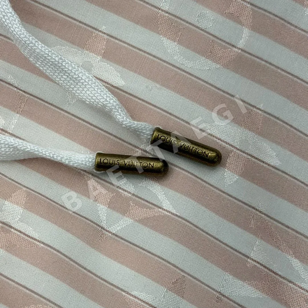 루이비통 모노그램 스트라이프 실크 남성 반바지 상세 이미지 8